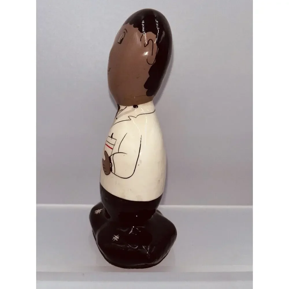 Vtg Rock Heads Doctor Figurine Paperweight Hand-painted Signed MB Fenrada/94